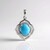 Pendentif en argent et Turquoise Sleeping Beauty