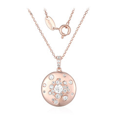 Collar en plata con Topacio blanco (Adela Silber)