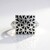 Anello in argento con Spinello Nero