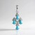 Pendentif en argent et Turquoise Sleeping Beauty