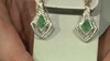 Pendientes en oro con Esmeralda de Zambia AAA (SUHANA)