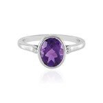 Sibirischer Amethyst-Silberring