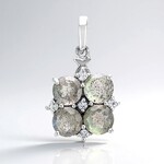 Ciondolo in argento con Spectrolite