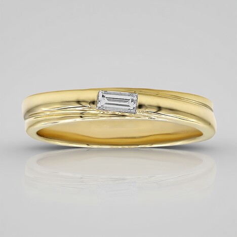 Anello in oro con Diamante IF (D) (Annette)