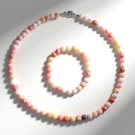 Parure in argento con Opale Rosa