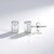 Boucles d'oreilles en argent et Zircon
