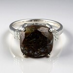 Anello in argento con Quarzo Dinosauro