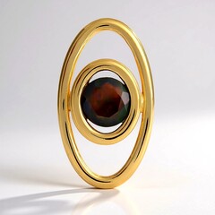 Ciondolo in oro con Opale Mezezo (de Melo Gold)