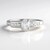 Bague en argent et Zircon