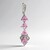 Ciondolo in argento con Tormalina Rosa Cuprian