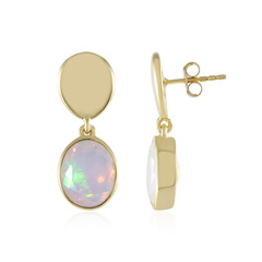 Boucles d'oreilles en argent et Opale Welo