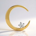 Ciondolo in argento con Diamante I1 (G) (Annette)