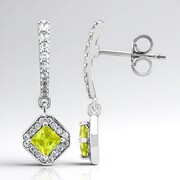 Orecchini in argento con Sfene