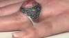 Anillo en plata con Rodocrosita (Jones Lee)