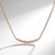 Collana in argento con Diamante Rose de France VS1 di Argyle (Annette)