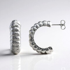 Orecchini in argento (Joias do Paraíso)