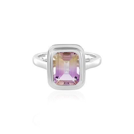 Ametrin-Silberring (MONOSONO COLLECTION)