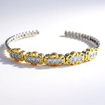 Bracciale in argento con Zircone (Gems en Vogue)