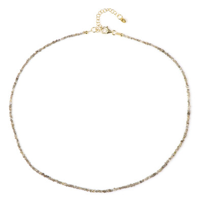 Collier en argent et Diamant champagne