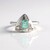Bague en argent et Émeraude de couleur Paraiba (SAELOCANA)