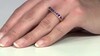 Zilveren ring met iolieten