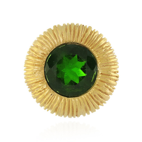 Ciondolo in argento con Diopside Russo (MONOSONO COLLECTION)