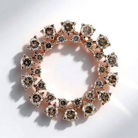 Ciondolo in oro con Diamante Rose de France SI1 di Argyle (Annette)