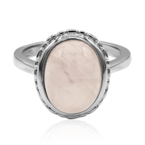 Bague en argent et Quartz rose