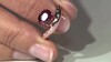 Zilveren ring met een roze zirkoon (Adela Silber)