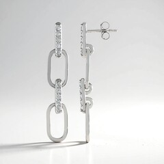 Orecchini in argento con Zircone (de Melo Essence)