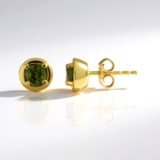 Pendientes en plata con Vesuvianita