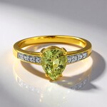 Bague en or et Tourmaline Paraïba du Nigeria