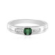 Anillo en plata con Turmalina verde Benedito (Adela Silber)