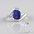 Anello in argento con Tanzanite (de Melo)