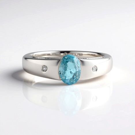 Anello in argento con Zircone Ratanakiri