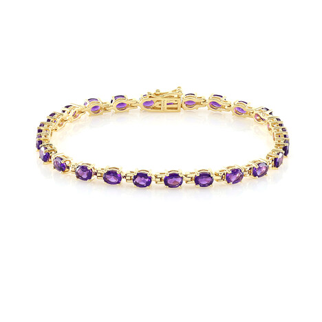 Sambia-Amethyst-Silberarmband