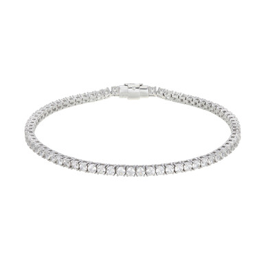 Zirkon-Silberarmband (Adela Silber)