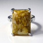 Anello in argento con Quarzo Dinosauro