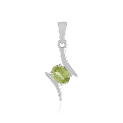 Sphene Silver Pendant