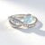Anello in argento con Acquamarina Ofiki