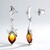 Orecchini in argento con Ambra Sunrise Baltica (dagen)