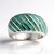 Anello in argento con Turchese Kingman Mohave Blu (Jones Lee)