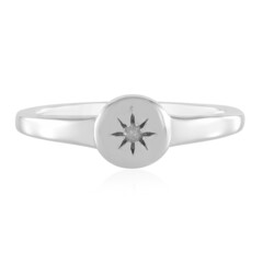 Bague en argent et Diamant I2 (I)