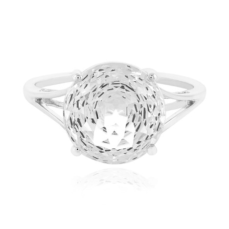 Anillo en oro con Topacio blanco majestuoso (PHANTASIA)