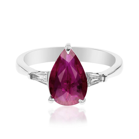 AAA-Brasilianischer Rubellit-Goldring (CIRARI)