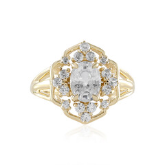 Gouden ring met een zirkoon