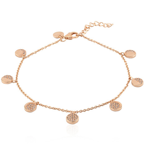 Zirkon-Silberarmband