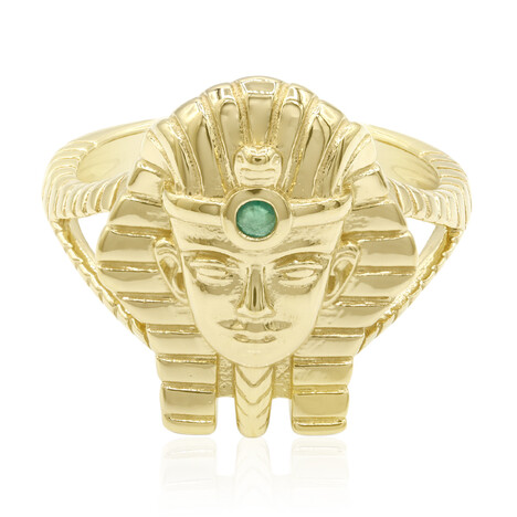 Sambia-Smaragd-Silberring