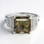 Bague en argent et Quartz fumé