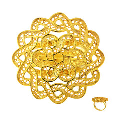 Anillo en plata (Joias do Paraíso)